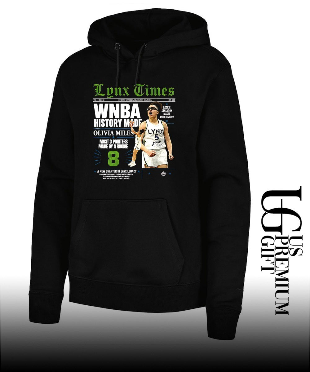 Lynx Times Olivia Miles Minnesota Lynx WNBA History Made 2026 shirt