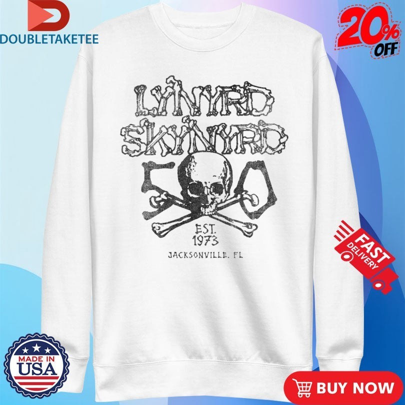 Lynyrd Skynyrd Est 1973 Jacksonville FL 50 Years Shirts