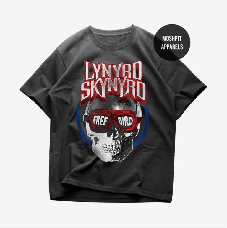 Lynyrd Skynyrd T-Shirt - Rock Music Shirt - Free Bird Shirt Hoodie, Sweatshirt | UrbanDripWear.com