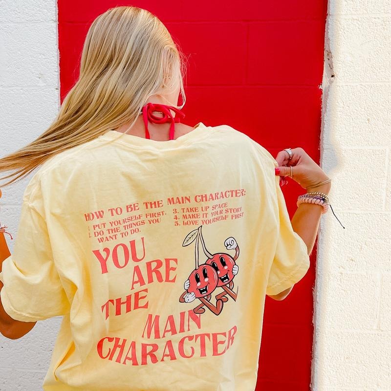 MAIN CHARACTER T-SHIRT Cotton Comfort Hoodie, Sweatshirt | UrbanDripWear.com