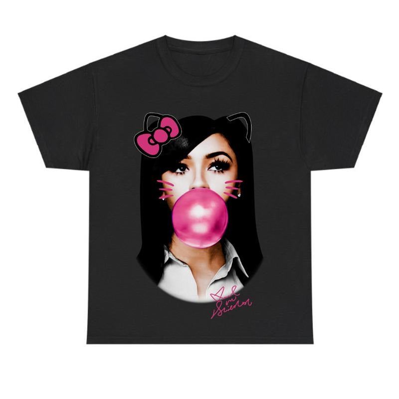 MARIAH THE SCIENTIST Kitty BUBBLE GUM BLACK T-SHIRT Hoodie, Sweatshirt | UrbanDripWear.com