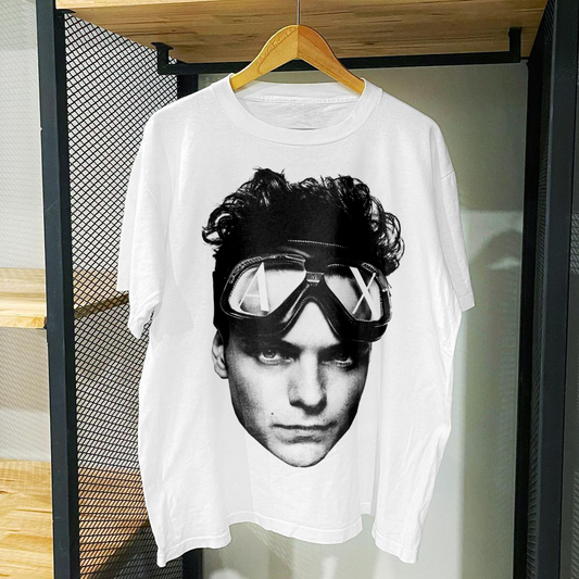 'MARTIN GARIX' GOGGLE HEAVYWEIGHT WHITE T-SHIRT