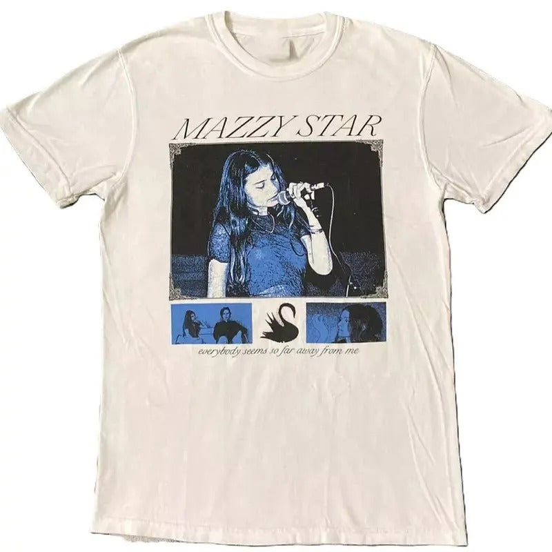 MAZZY STAR Band White All Size T-Shirt Men Women gift unisex cotton Shirt Hoodie, Sweatshirt | UrbanDripWear.com