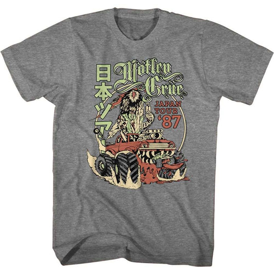 Motley Crue Tour '87 Heather T-Shirt