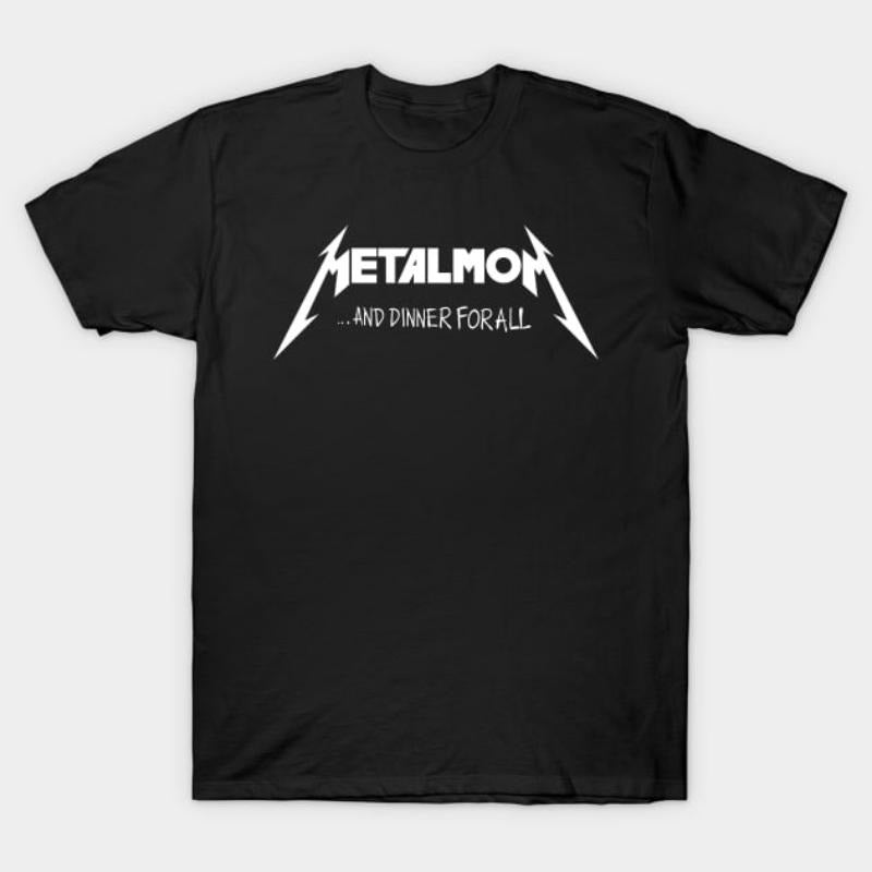 METAL MOM T-Shirt - Rockstar Mom Vibes Hoodie, Sweatshirt | UrbanDripWear.com