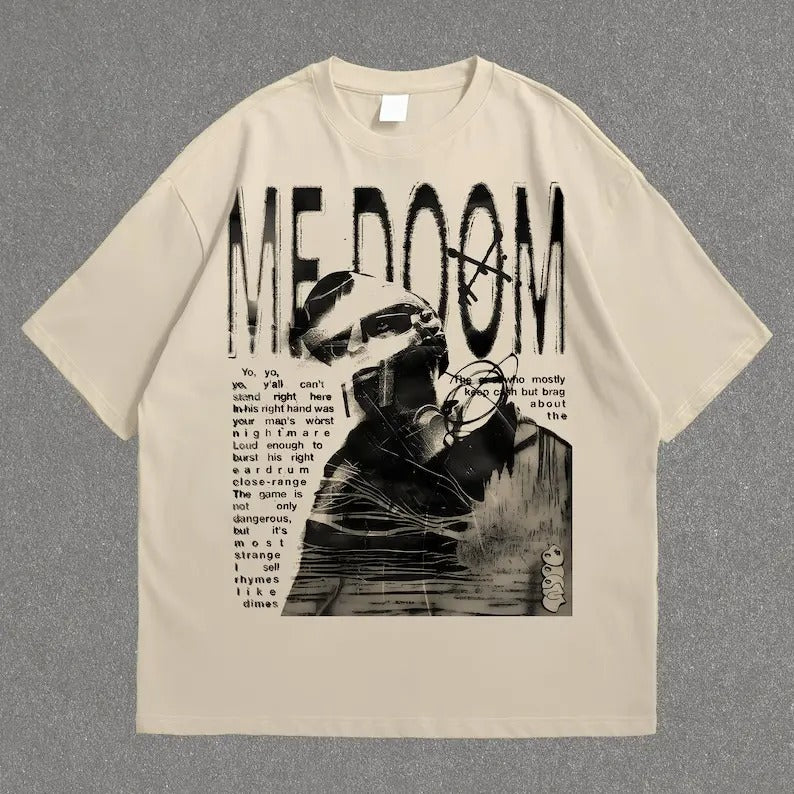 MF Doom Shirt, Madvillain Metal Face Shirt, Metal face hoodie, Retro Unisex 90s Tee, Retro Rapper Merch, Mf Doom Tee...