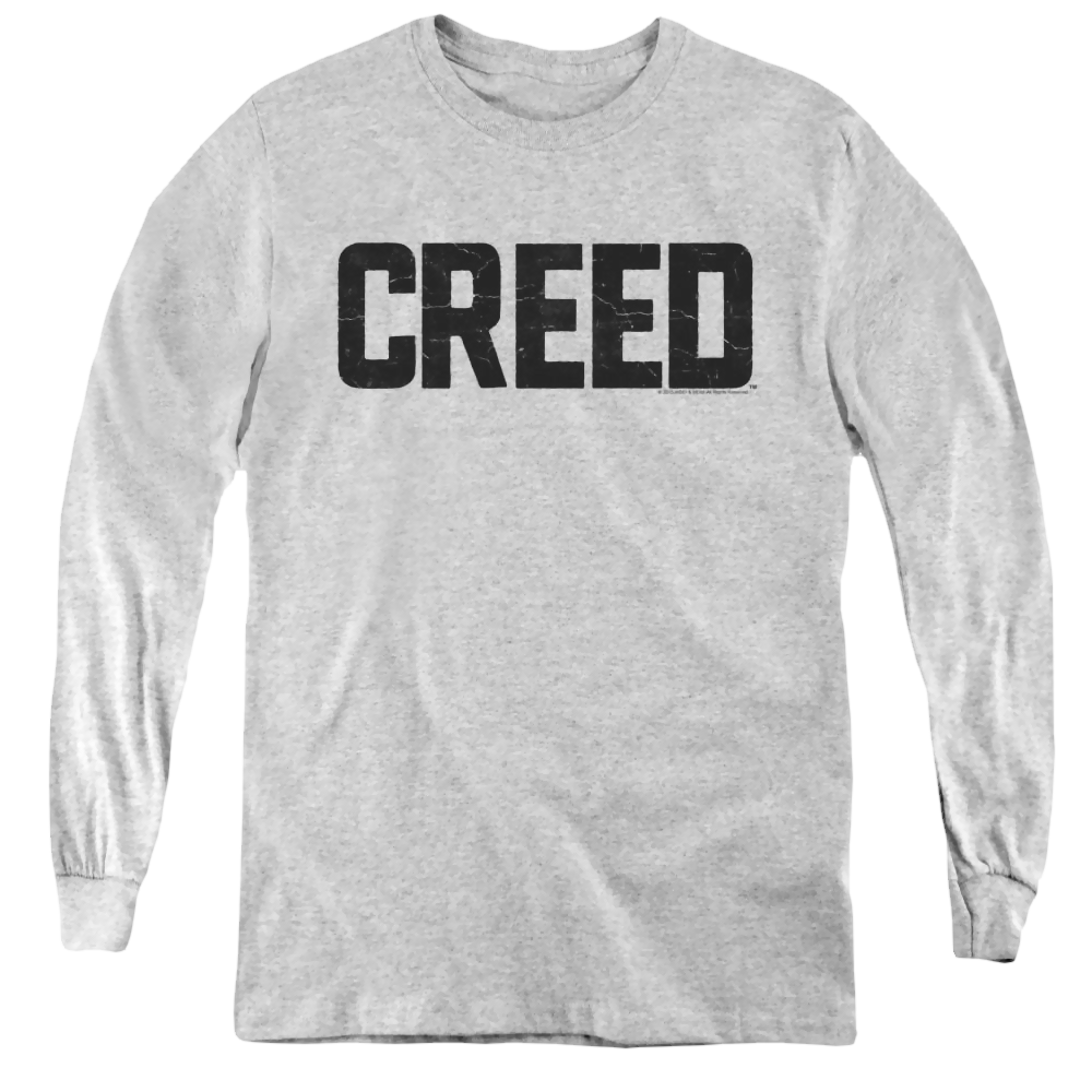 Creed Cracked Logo - Youth Long Sleeve T-Shirt