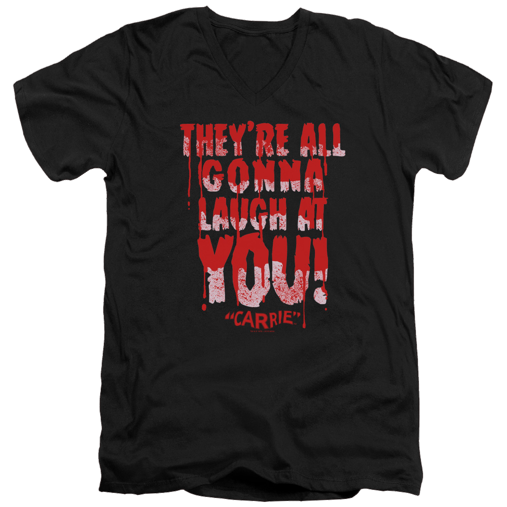 Carrie Laugh At You - Men's V-Neck T-Shirt