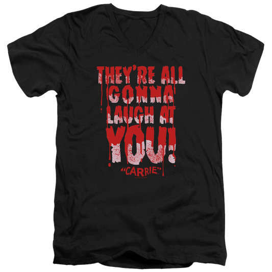 Carrie Laugh At You - Men's V-Neck T-Shirt
