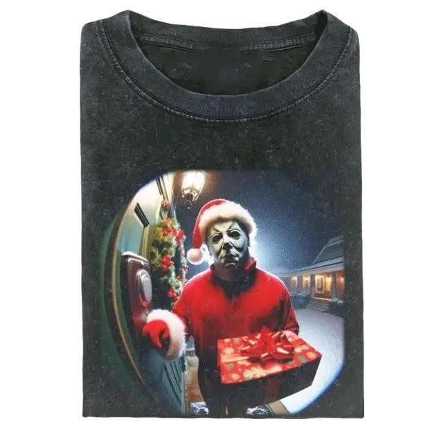 MICHAEL CHRISTMAS TEE Holiday Clipart tshirt, Graphic T-shirt, Y2K 90s Graphic Shirt, gift for her, him, Womenswear Top,...
