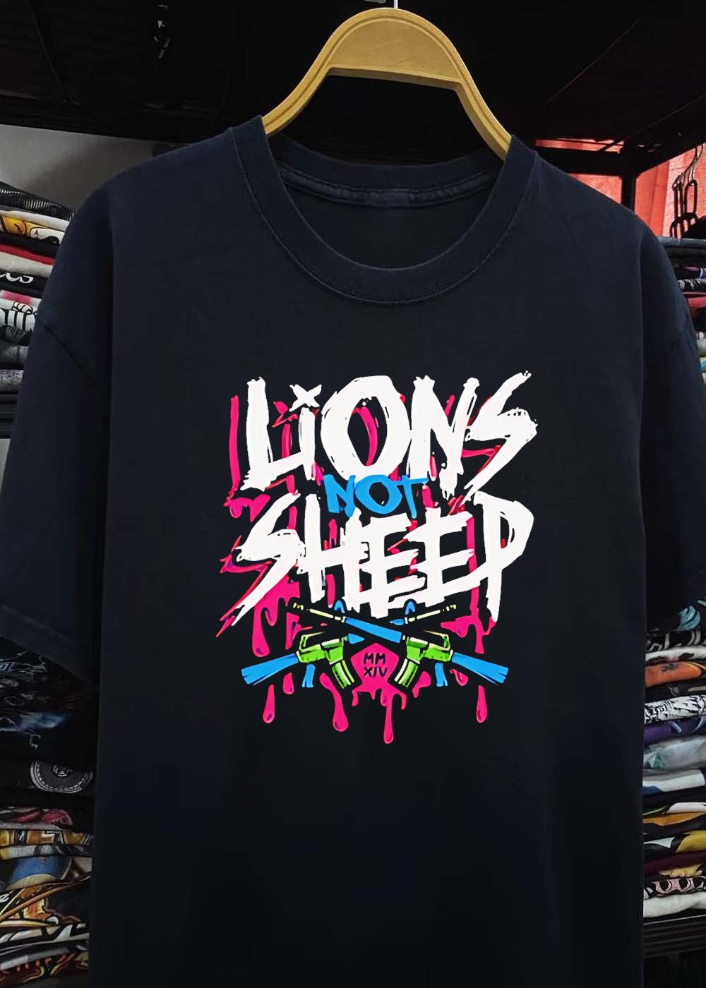 MM XIV Lions Not Sheep AR-15 Rifles T-Shirt
