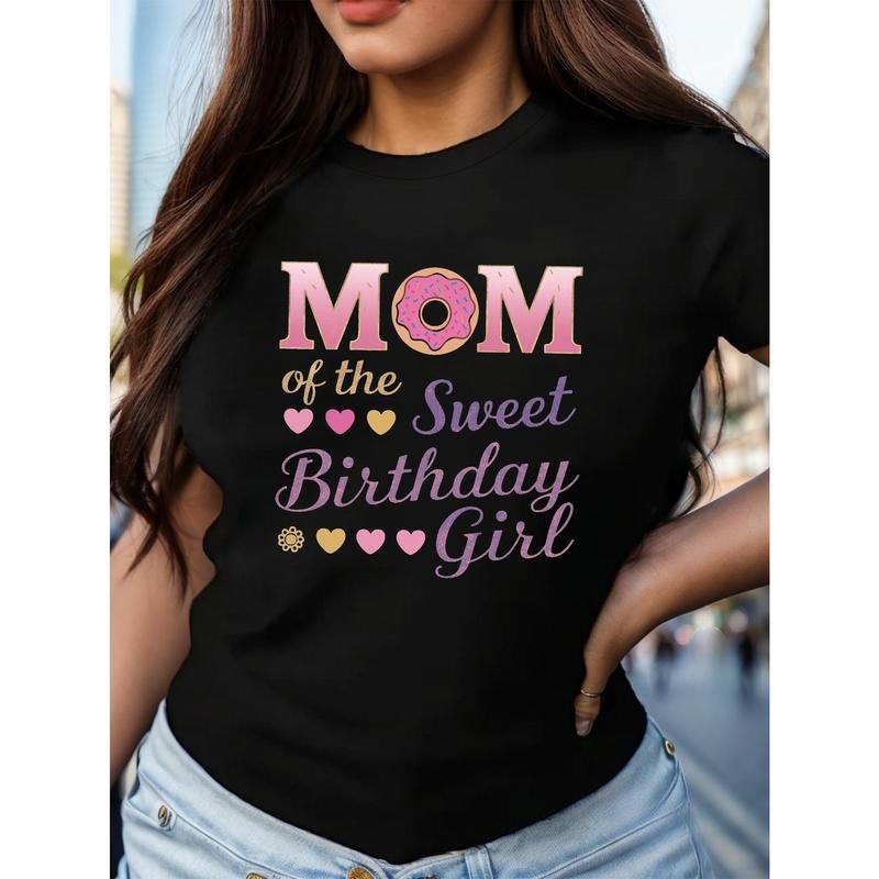 MOM with donut illustration women's comfit t-shirt Hoodie, Sweatshirt | UrbanDripWear.com