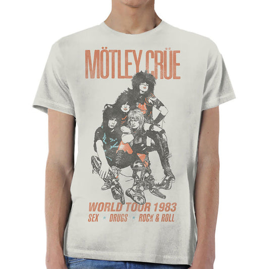 MOTLEY CRUE ( WORLD TOUR VINTAGE ) T-SHIRT