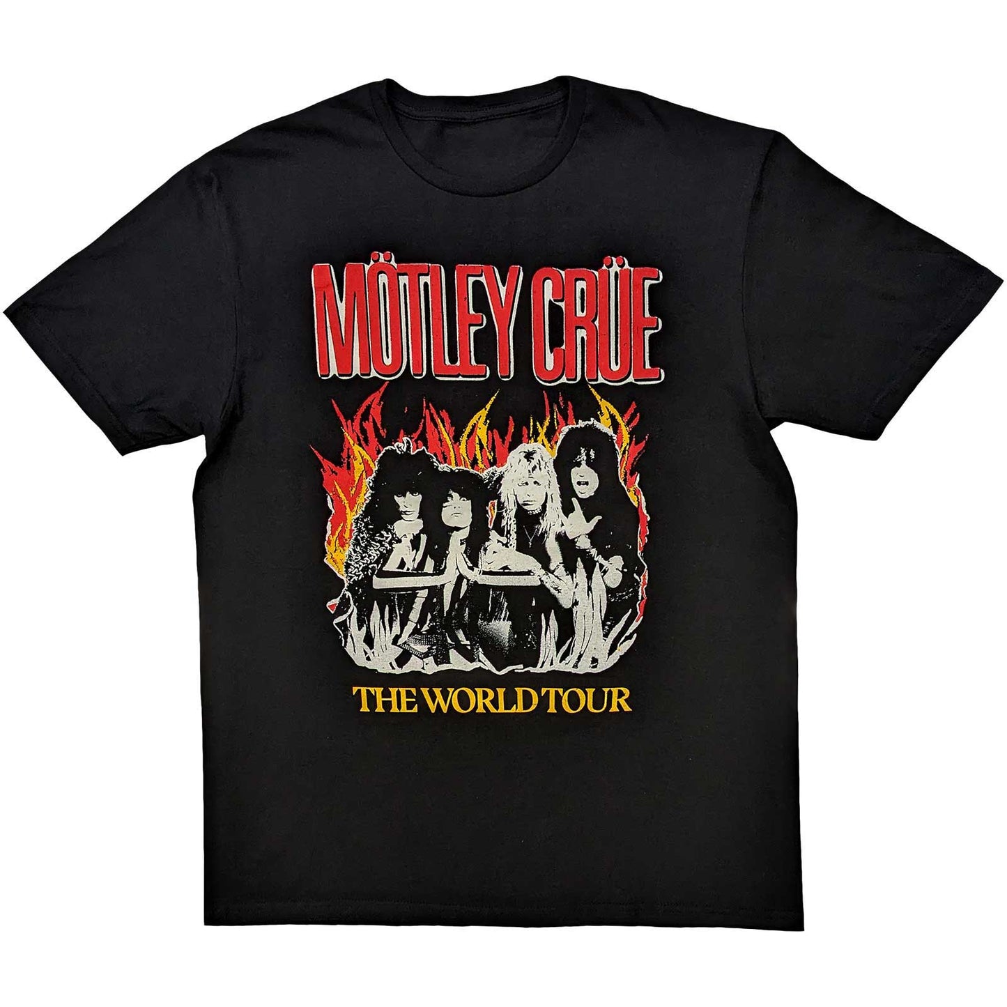 MOTLEY CRUE ( VINTAGE WORLD TOUR ) T-SHIRT