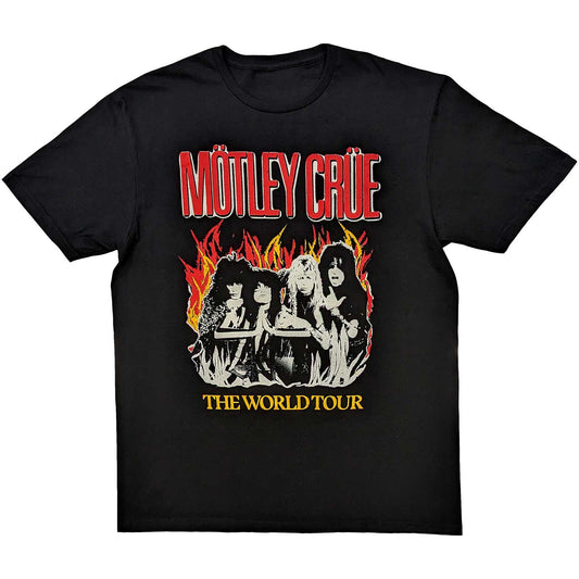 MOTLEY CRUE ( VINTAGE WORLD TOUR ) T-SHIRT