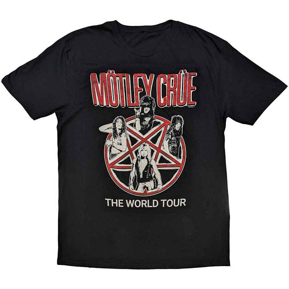 Motley Crue | Official Band T-Shirt | Vintage World Tour