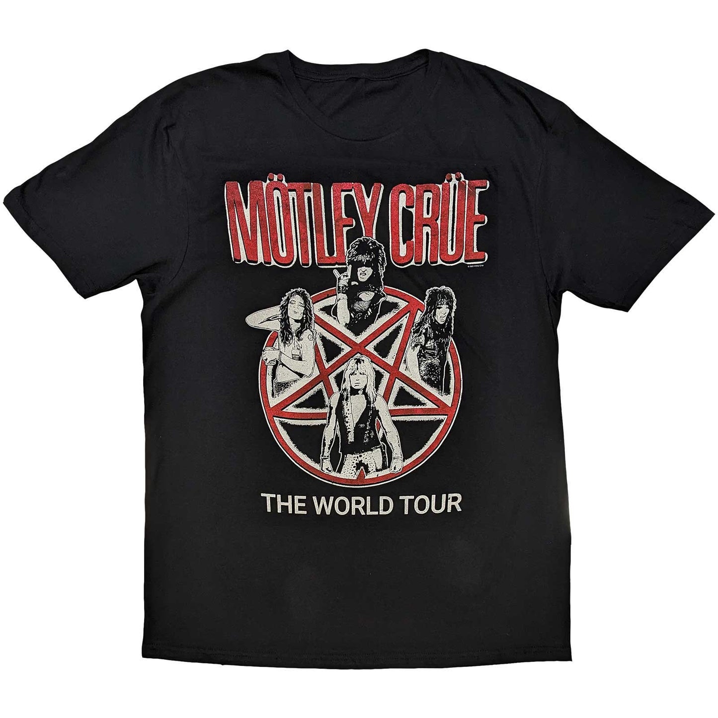 MOTLEY CRUE ( VINTAGE WORLD TOUR ) T-SHIRT Style001
