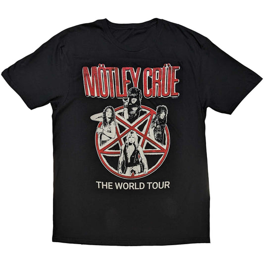 MOTLEY CRUE ( VINTAGE WORLD TOUR ) T-SHIRT Style001