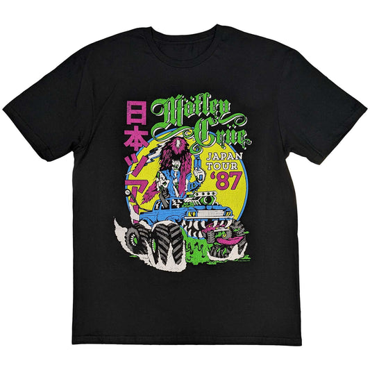 Motley Crue | Official Band T-Shirt | Girls Girls Girls Japanese Tour '87