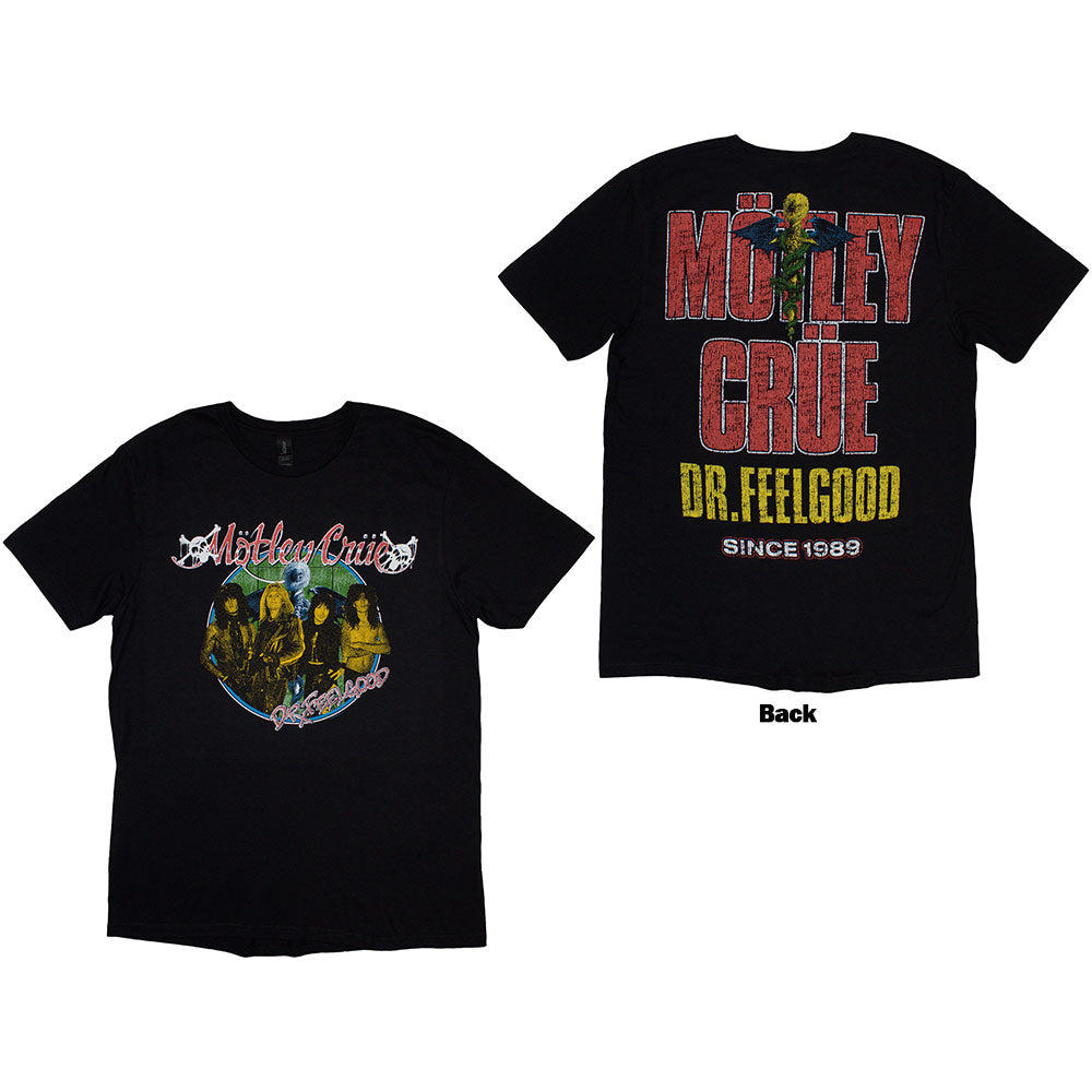 MOTLEY CRUE ( DR. FEELGOOD CIRCLE PHOTO ) T-SHIRT