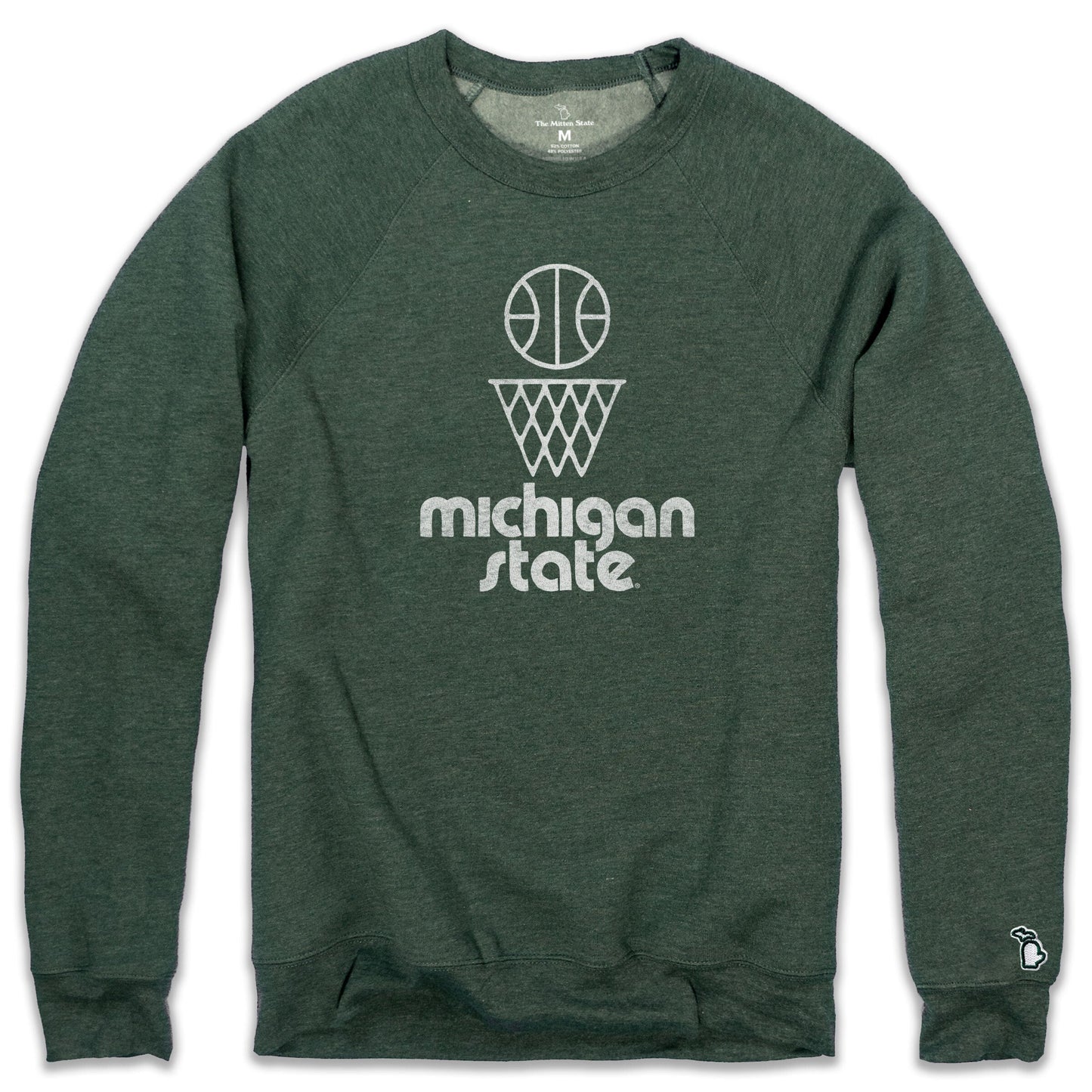 MSU - '66 BASKETBALL FLEECE SWEATSHIRT (UNISEX)
