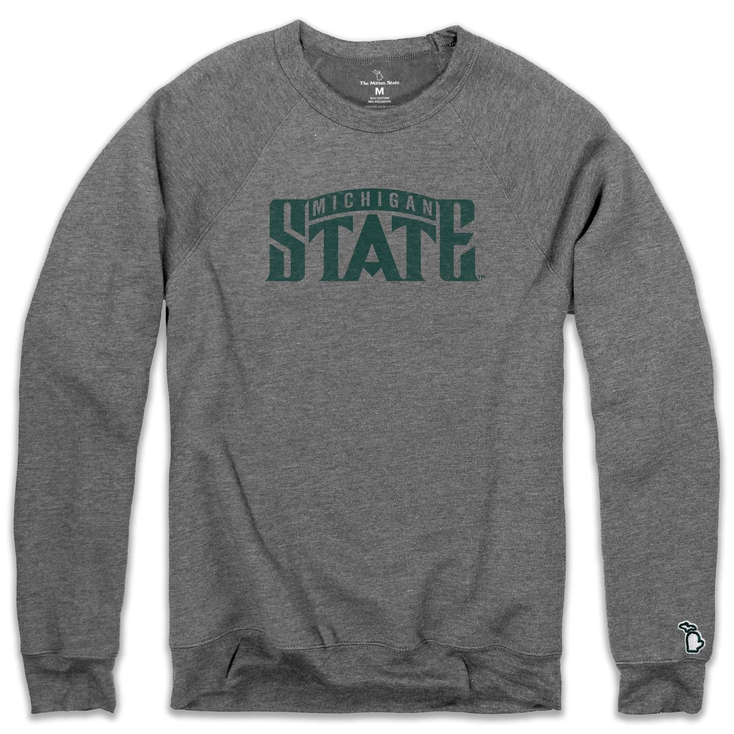 MSU - 90S BANNER LOGO FLEECE SWEATSHIRT (UNISEX)