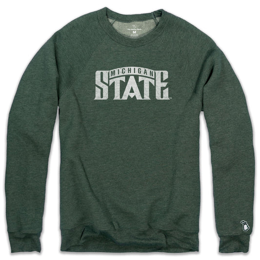 MSU - 90S BANNER LOGO FLEECE SWEATSHIRT (UNISEX)