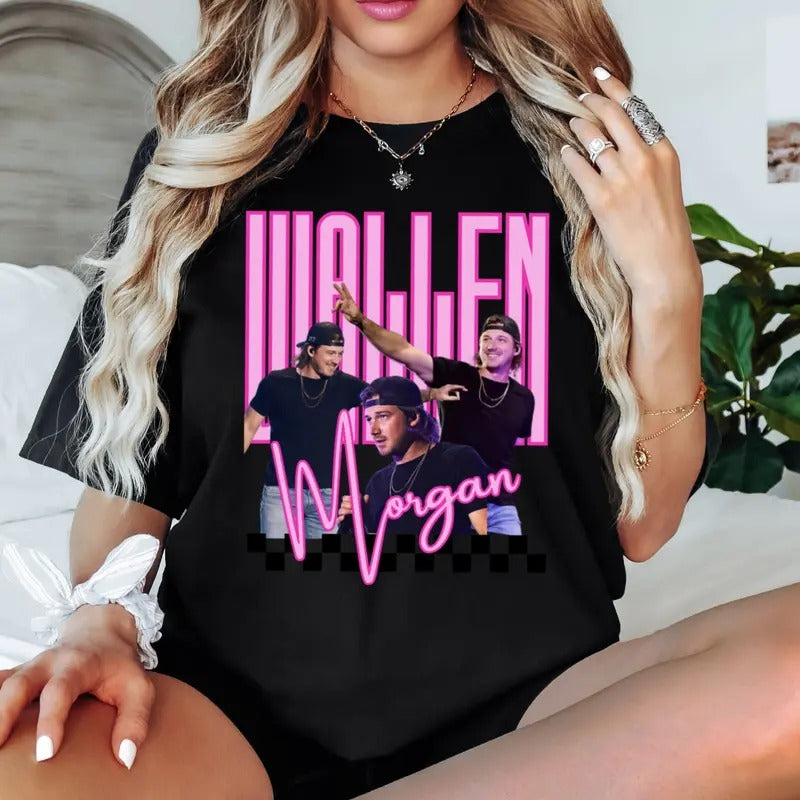MW Neon Country Tshirt Fit Soft Hoodie, Sweatshirt | UrbanDripWear.com