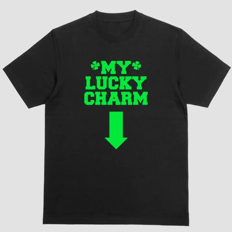 MY LUCKY CHARM, Short sleeve St Pats shirt Hoodie, Sweatshirt | UrbanDripWear.com