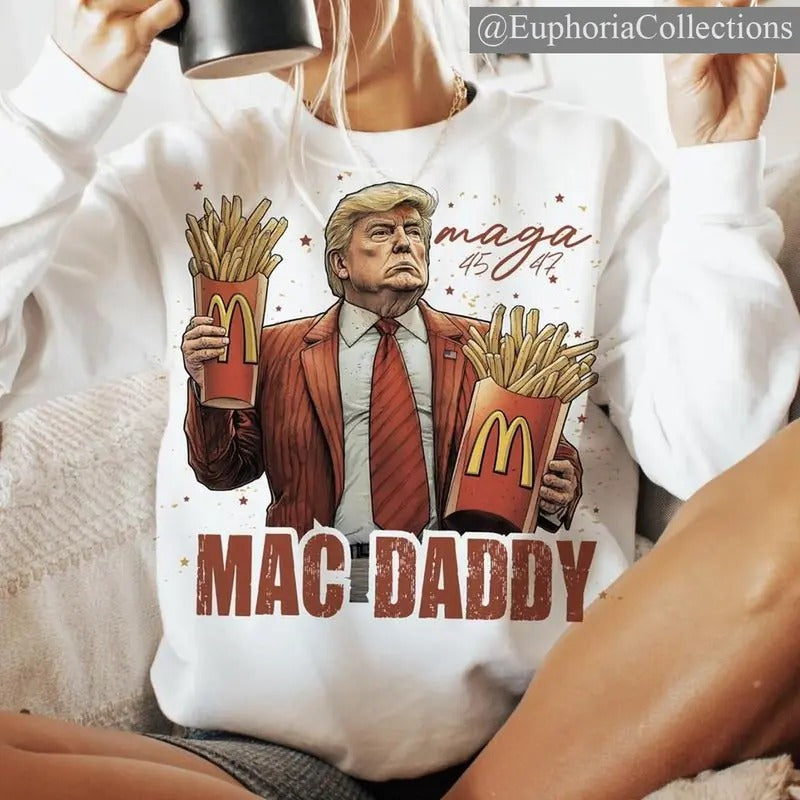 #Mac Daddy MAGA 47 #Trump Shirt, Sweater, Hoodie, Unisex Apparel Relaxed Fit Printed in the USA Clothing , Global...