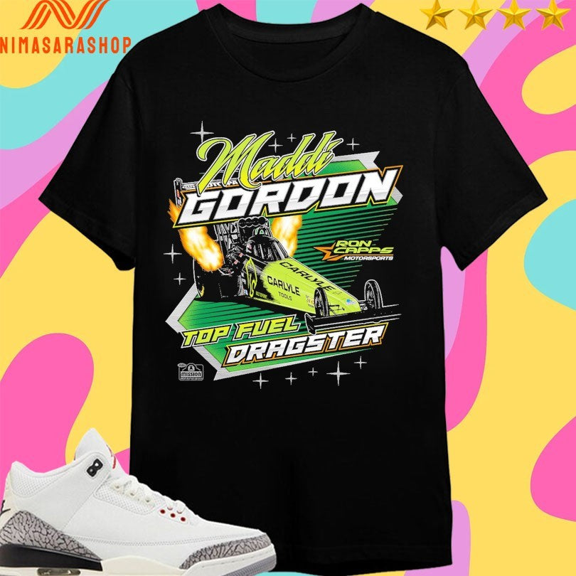Maddi Gordon Top Fuel Dragster Ron Capps Motorsports 2026 Shirts