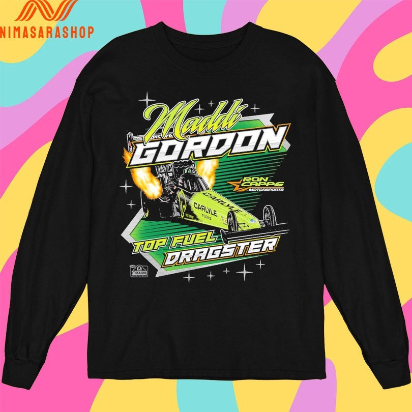 Maddi Gordon Top Fuel Dragster Ron Capps Motorsports 2026 Shirts