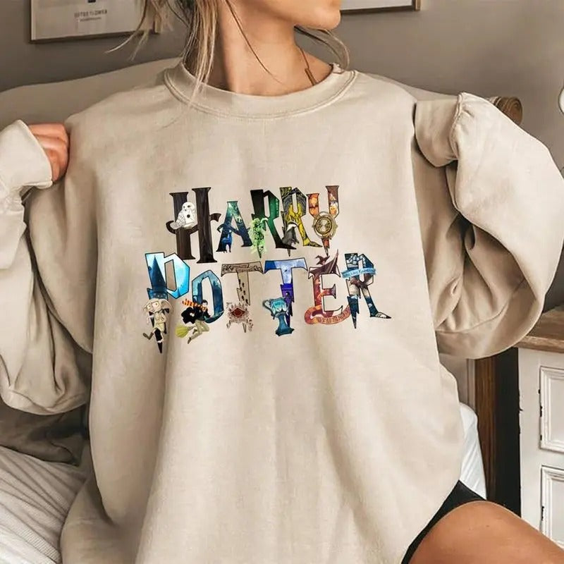 Magic HP Shirt,  HP Fan Shirt, H0gwarts Shirt Sweatshirt, Hoodie Cotton Womenswear | UrbanDripWear.com