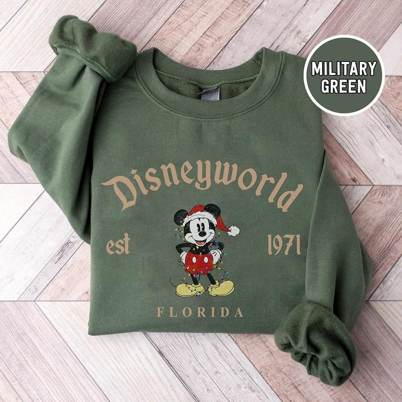 Magic World Christmas Crewneck Sweatshirt, Hoodie, T-shirt | UrbanDripWear.com