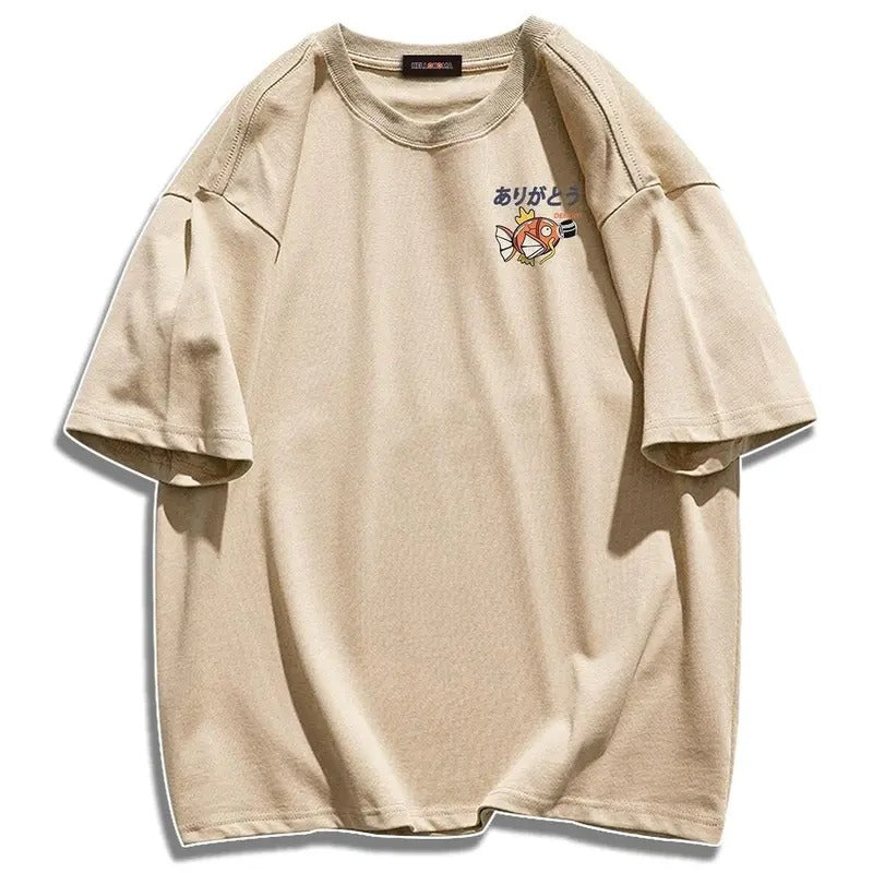 Magikarp - Pokem0n Anime Oversized T-shirt 4 Anime Sweatshirt, Gift for Anime Manga Fan Crewneck Clothing Cotton Hoodie