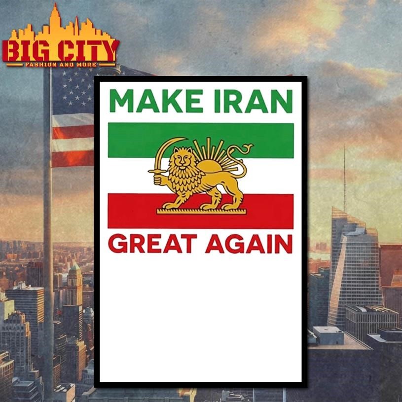 Make Iran Great Again Shirt 2026 Free Iran Shirt
