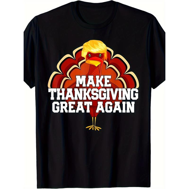 Make Thanksgiving Great Trump Turkey 2024 Gift T-shirt - 220g made in usa Hoodie, Sweatshirt | UrbanDripWear.com