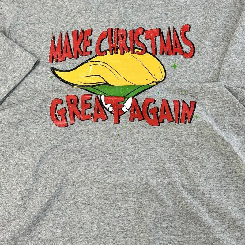 Make christmas great again Shirt, Trump Grinc christmas, Merry Grinchmas Hoodie, Sweatshirt | UrbanDripWear.com