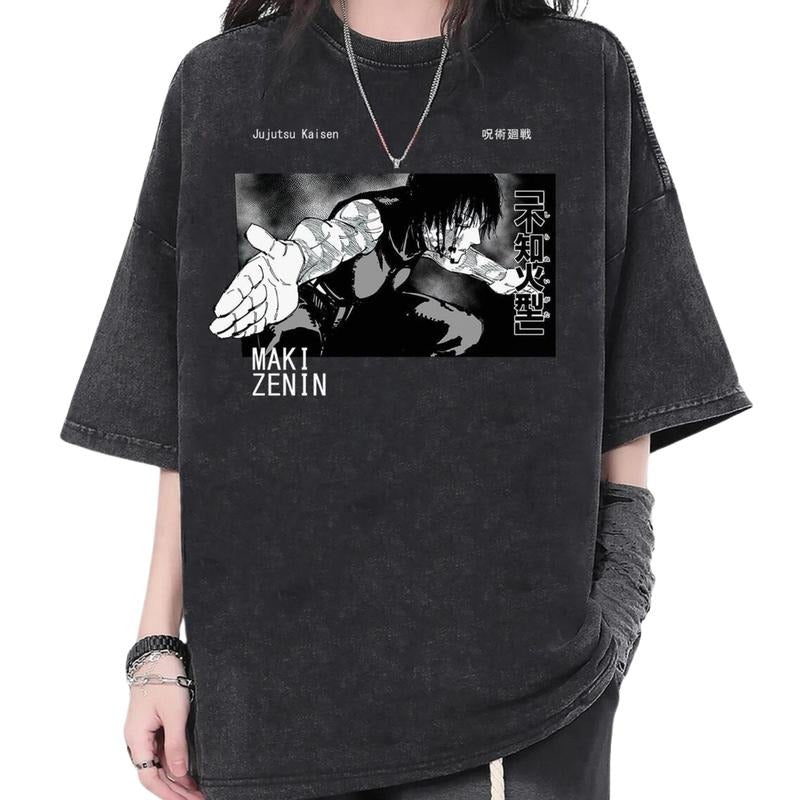 Maki Zenin T-Shirt DRG, Maki Anime T-Shirt DRG, Zenin T-Shirt DRG, Anime Manga T-Shirt Hoodie, Sweatshirt | UrbanDripWear.com
