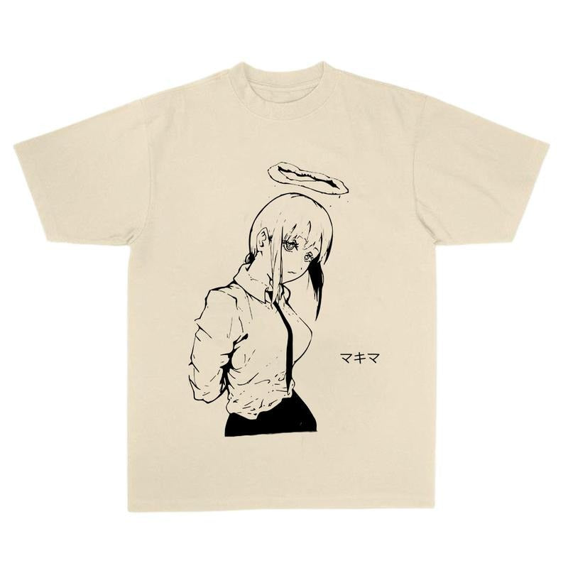 Makima Tee JJK T-Shirt, Unisex T-Shirt Hoodie, Sweatshirt | UrbanDripWear.com