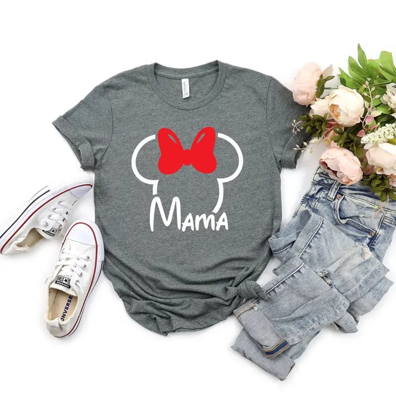 Mama - Mama Minnie Unisex T-shirts Mom Tee Minnie Mama T-shirt Vacation Shirts Hoodie, Sweatshirt | UrbanDripWear.com