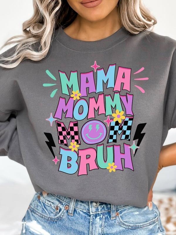Mama All The Names Unisex NuBlend Crew Sweatshirt Fleece Womenswear T-Shirts, Hoodie | UrbanDripWear.com