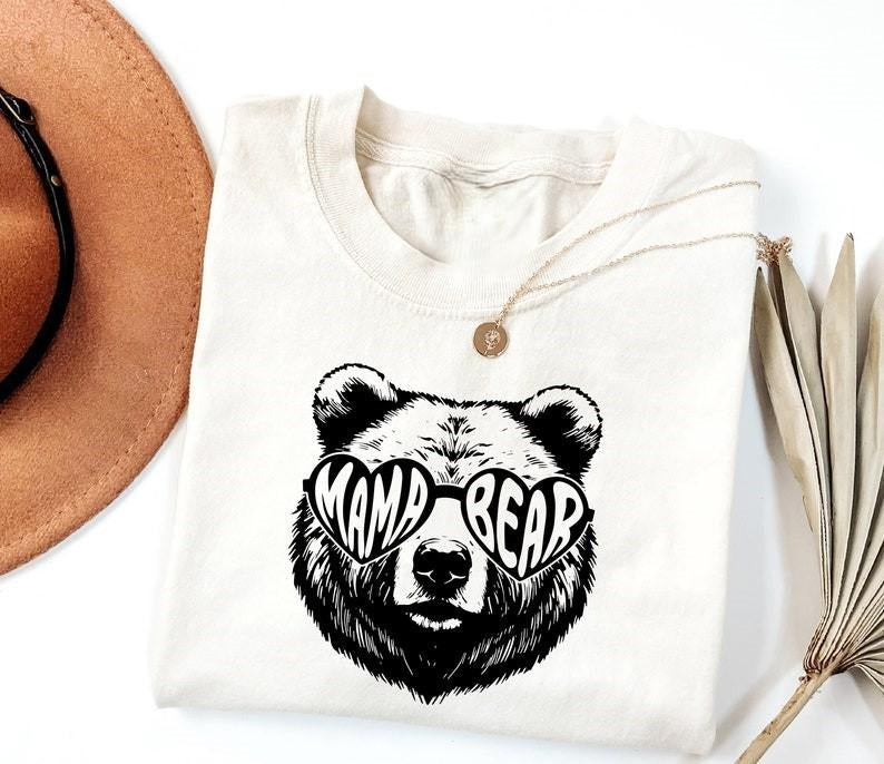 Mama Bear Tshirt, Mothers Day Gift, Mothers Day T-Shirt, New Mom Shirt, Cute Mama Tee, Cute Mama Gift, Mom Life Shirt...