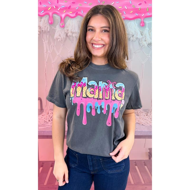 Mama Drip Comfort Color Graphic T-Shirt Hoodie, Sweatshirt | UrbanDripWear.com