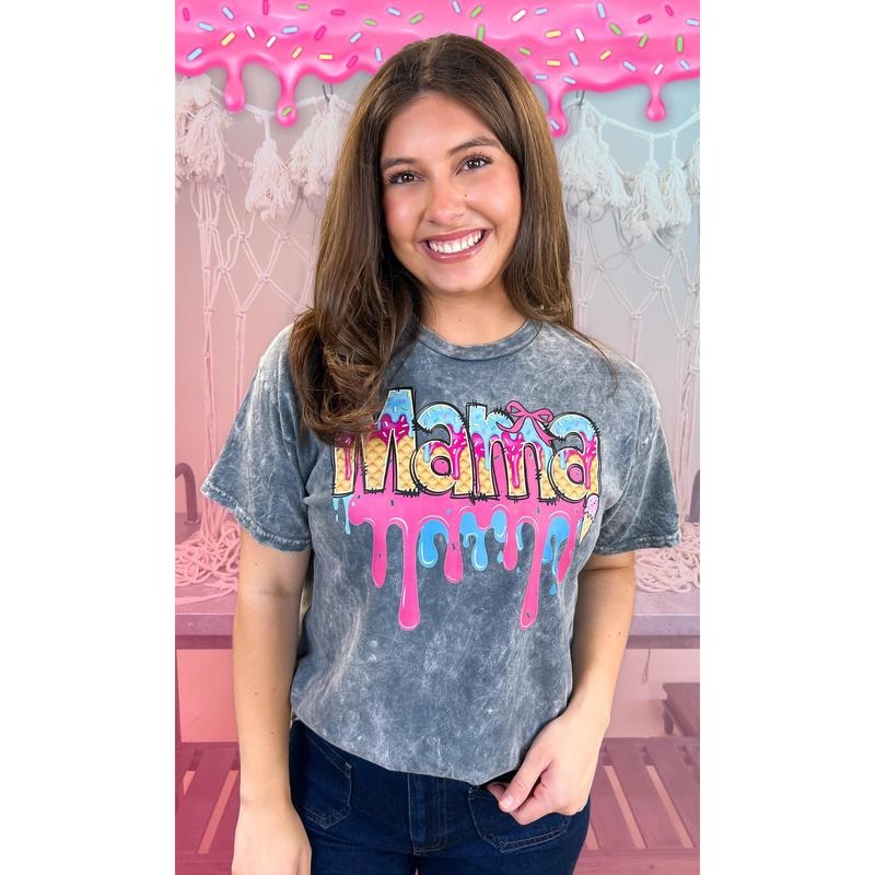 Mama Drip Mineral Washed Graphic Shirt Hoodie, Sweatshirt | UrbanDripWear.com