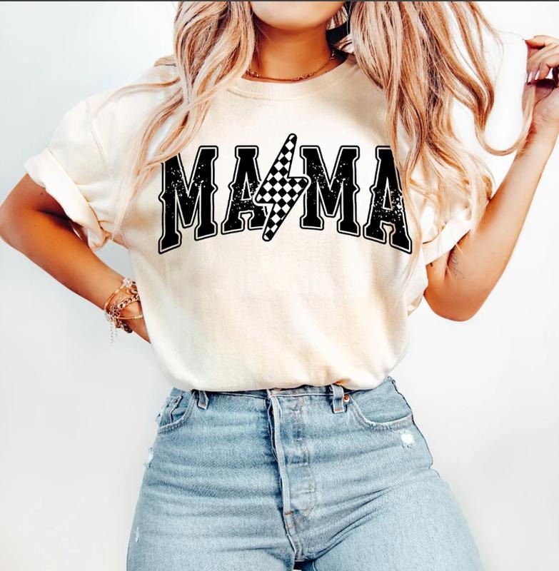 Mama Lightning Bolt Tee, Mama , Mama Png, Mama Shirt shirt, Mom Life shirt, Mama Top Womenswear Hoodie, Sweatshirt