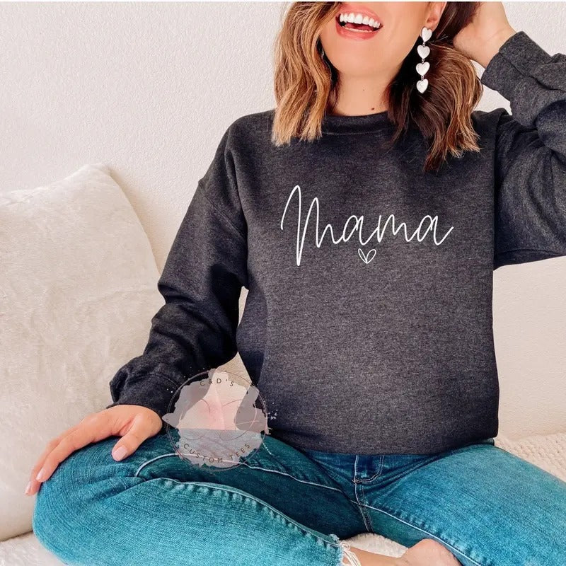 Mama Sweatshirt - Mom Sweatshirt - Women's Sweatshirts- Unisex Sweatshirt - Women's Sweatshirt - Hoodies For Mamas -mama...
