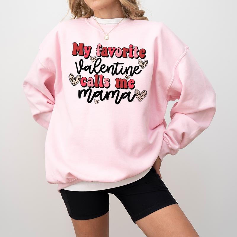 Mama Valentine, Womens Valentines Day Sweatshirt, Cute Valentine Sweatshirt, Womens Valentines Day Sweater, Valentines...