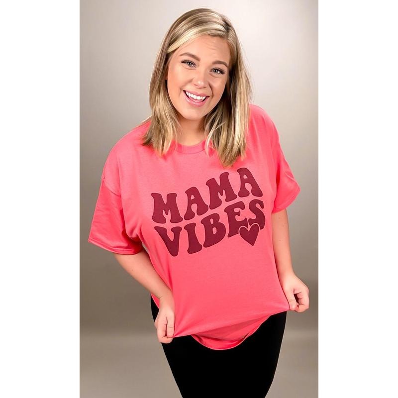 Mama Vibes Graphic T-Shirt Hoodie, Sweatshirt | UrbanDripWear.com
