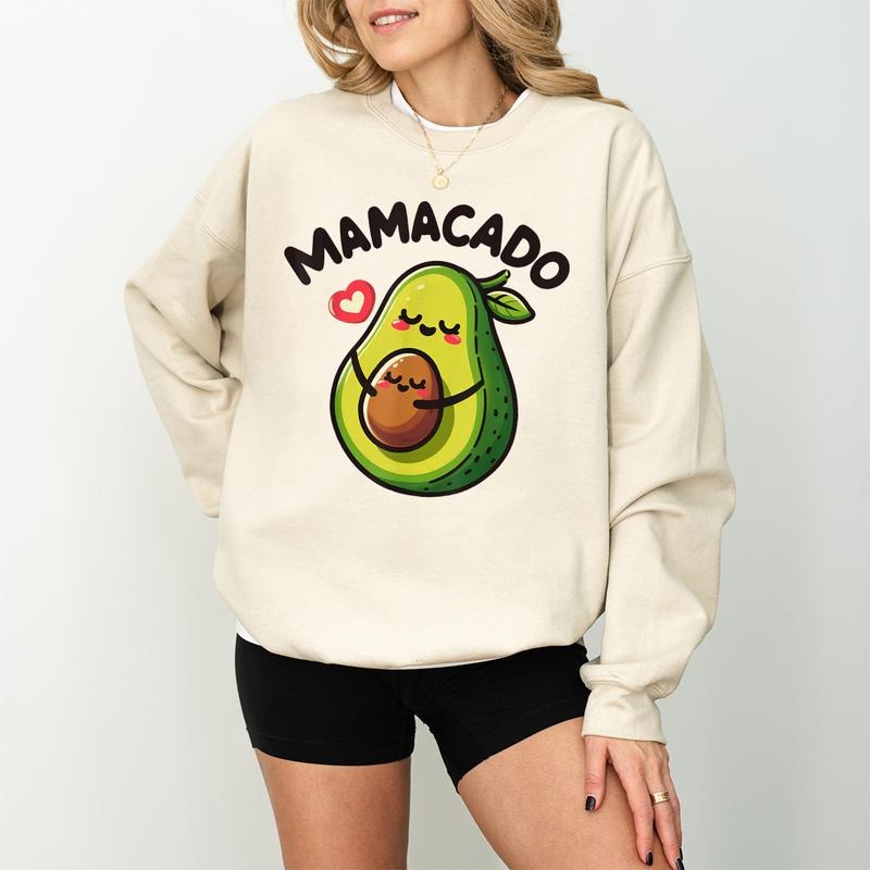 Mamacado Sweatshirt and Hoodie, Baby Announcement Shirt, New Mom Gift, Pregnancy Reveal Shirt, Maternity Shirts, Baby...